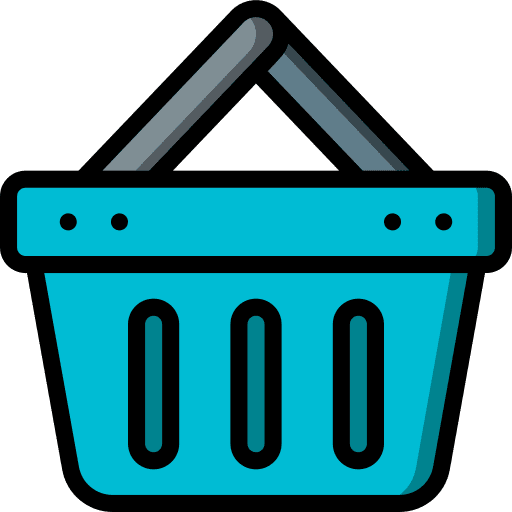 Basket shopping bag shopping supermarket icon