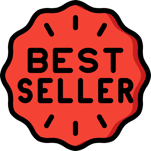 Best seller commerce and shopping best seller emblem icon