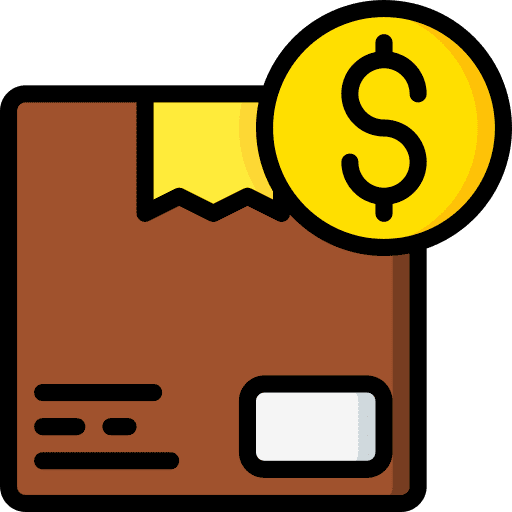 Package shipping delivery packaging icon