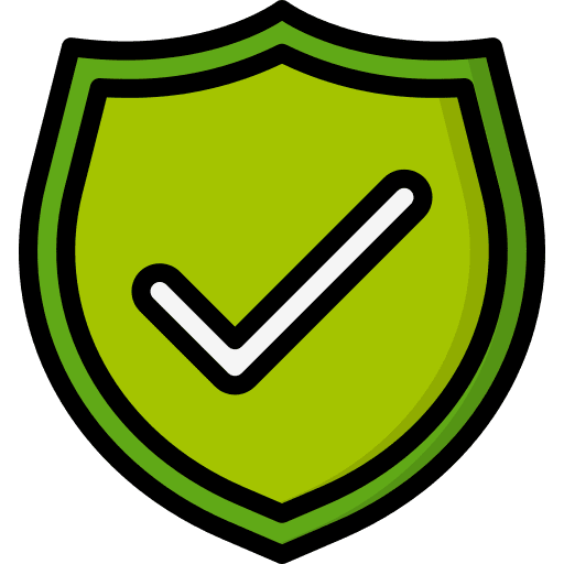 Shield locker lock check icon
