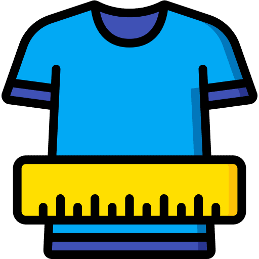 Tshirt fashion dimensions tshirt icon