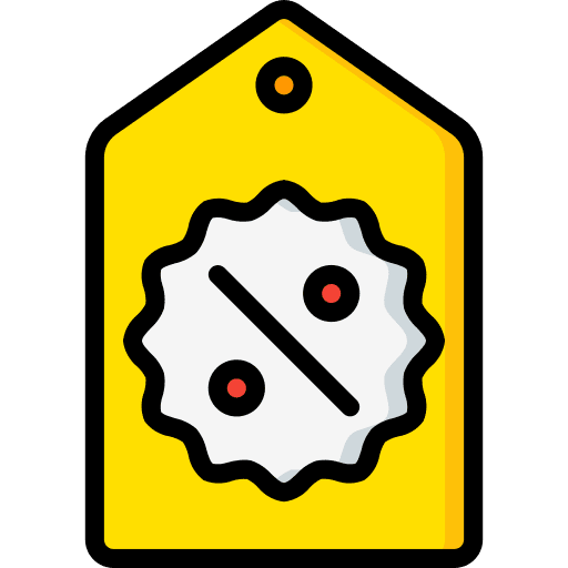Tag commerce and shopping price tag price icon