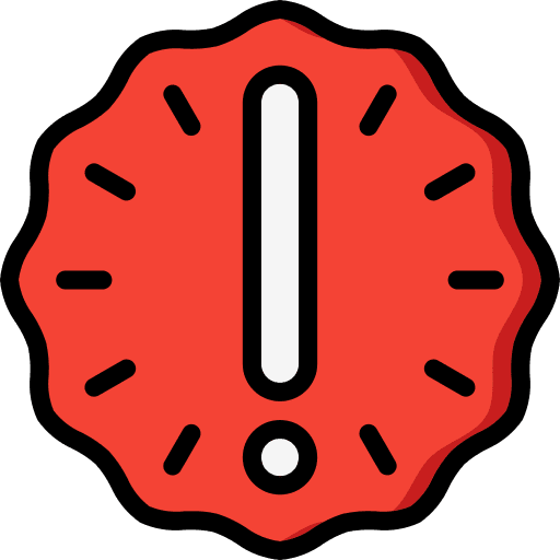 Alert commerce and shopping deal promotion icon
