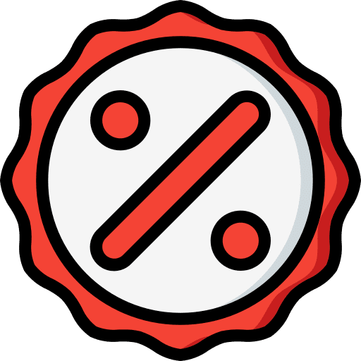 Label commerce and shopping sticker price icon