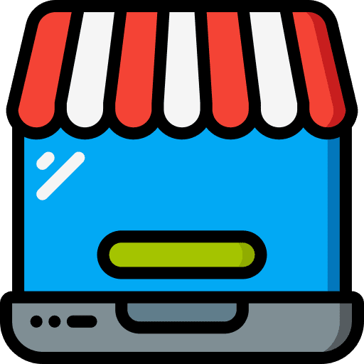 Laptop laptop shop online purchase icon
