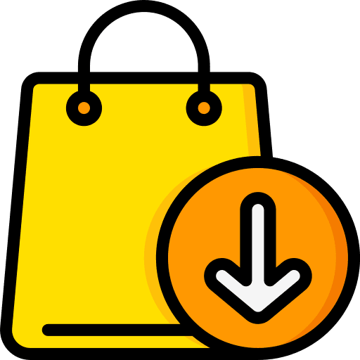 Shopping bag supermarket shopping bag bag icon