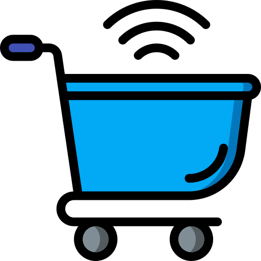 Smart cart online shop smart cart shopping cart icon