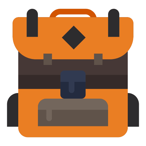 Bag bag study backpack icon