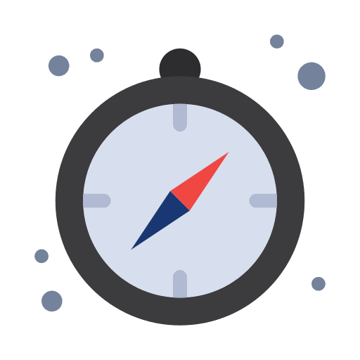 Compass location travel orientation icon Compass location travel orientation icon