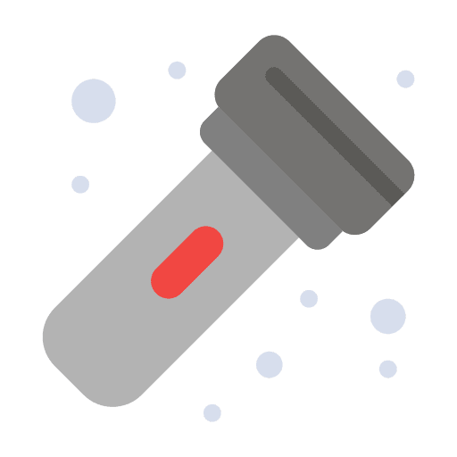 Flashlight exploration electronics flashlight icon
