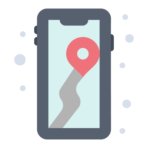 Map location orientation position icon Map location orientation position icon
