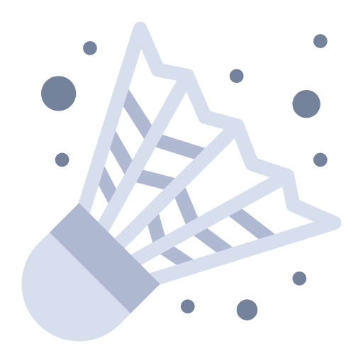 Shuttlecock sports and competition sport equipment olympic games icon