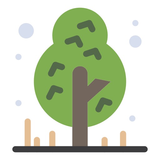 Tree tree gardening nature icon