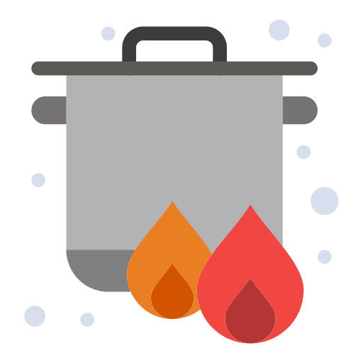 Cooker boil cooker food and restaurant icon Cooker boil cooker food and restaurant icon