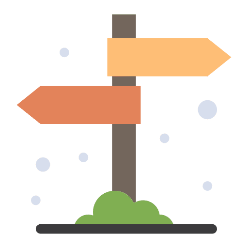 Direction directional signs panel icon Direction directional signs panel icon