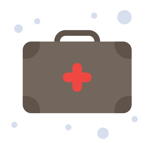 First aid kit health medical hospital icon First aid kit health medical hospital icon
