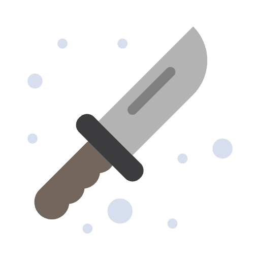Knife sports and competition food and restaurant cook icon Knife sports and competition food and restaurant cook icon