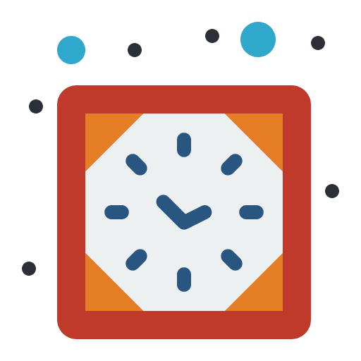Clock hour tool watch icon