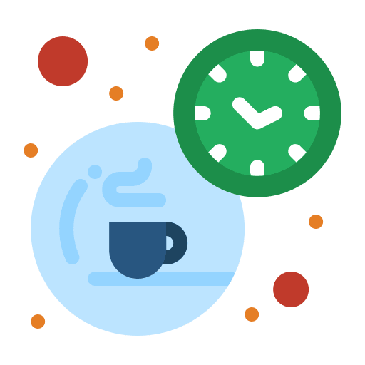 Coffee breaks bubble tea soccer cup mug icon