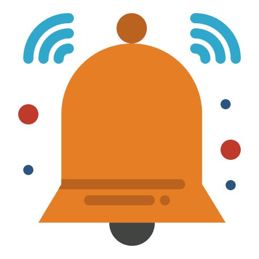Bell musical instrument ring bell icon