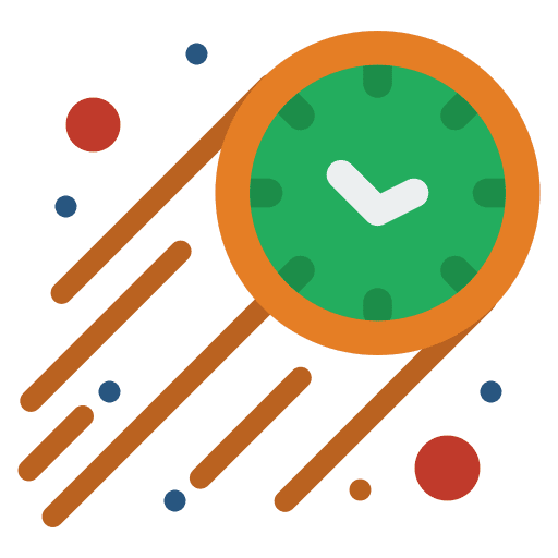 Watch watch fast time and date icon