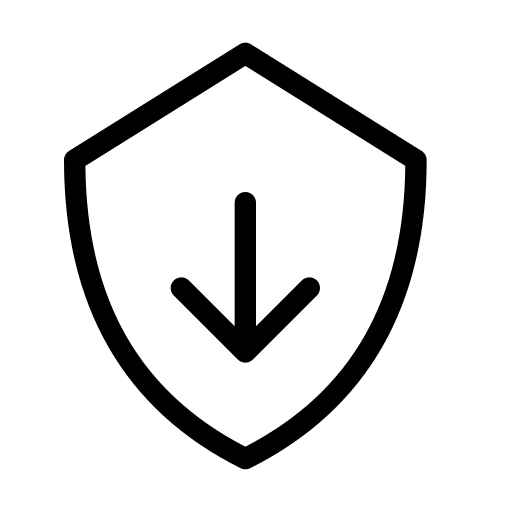 Arrow down arrow down privacy down icon