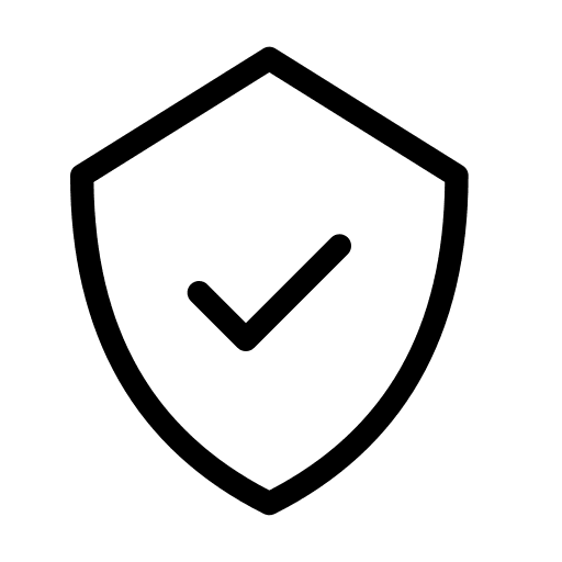 Confirmation safe private safety icon
