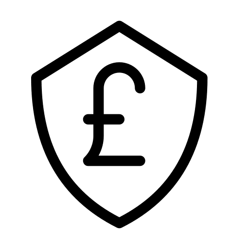 Pound protected secure payment icon