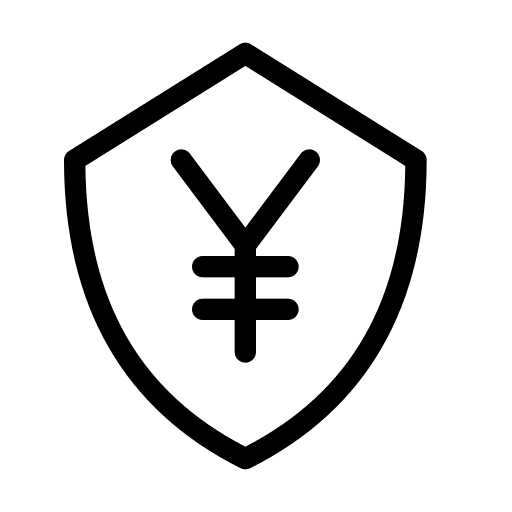 Yen encrypted currency secure icon