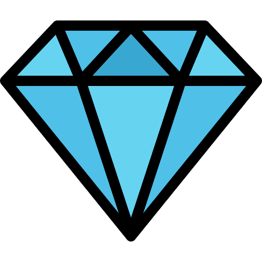 Diamond investment precious stone wealth icon Diamond investment precious stone wealth icon
