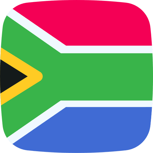 South africa flags countries world icon