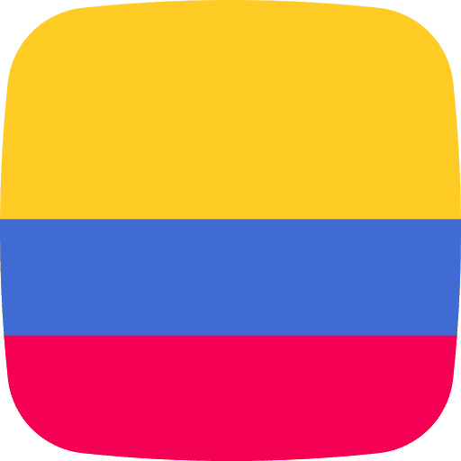 Colombia country flag world countries icon Colombia country flag world countries icon