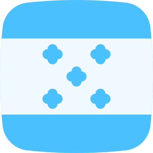 Honduras flag country flag world icon Honduras flag country flag world icon