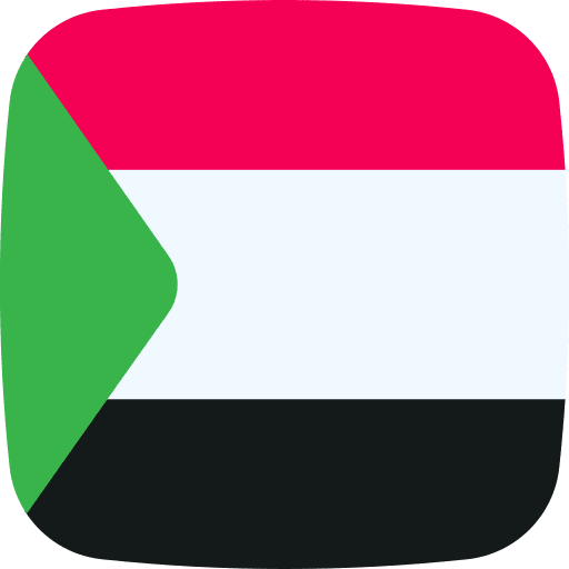 Sudan countries flag world icon Sudan countries flag world icon
