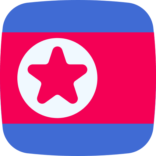 North korea flag country flag country icon North korea flag country flag country icon