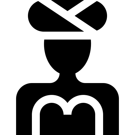 Woman afro user traditions icon