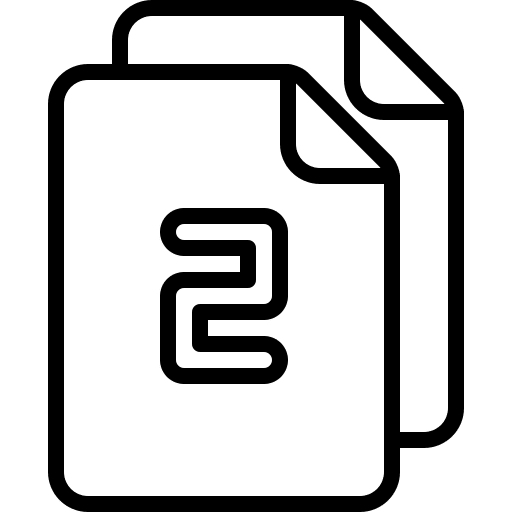 Duplicate duplicated file files and folders icon