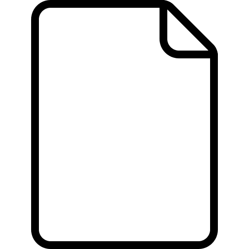 New document peeled new file icon