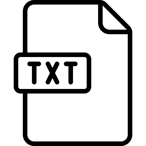 Txt file txt file txt files and folders icon
