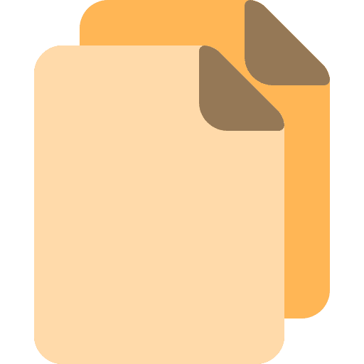 Documents copy paste peel icon