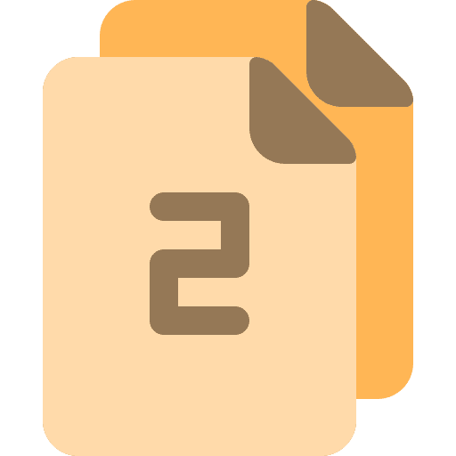 Duplicate file copy duplicated icon
