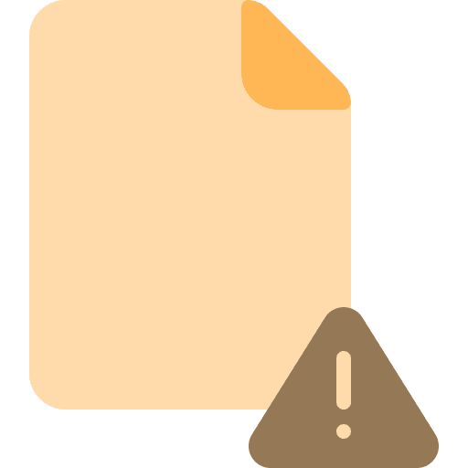 Malicious file virus attack spam icon