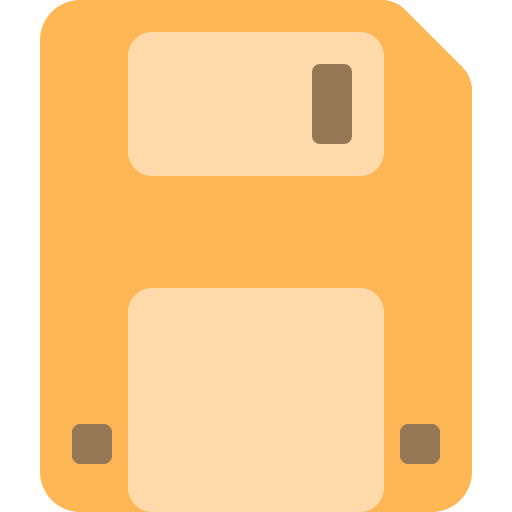 Save file document storage card storage drive icon