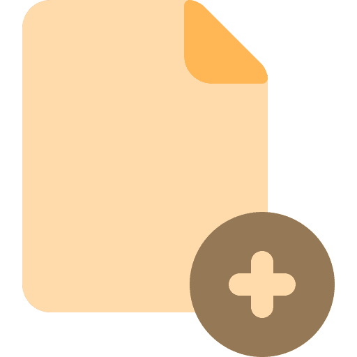 Add file add file new file new page icon