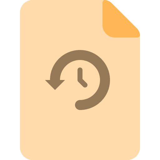Backup file file files and folders data icon