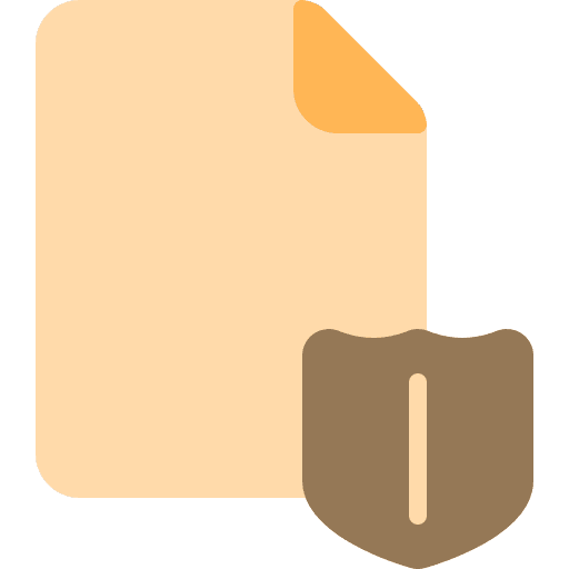 Encrypted data private files and folders file icon