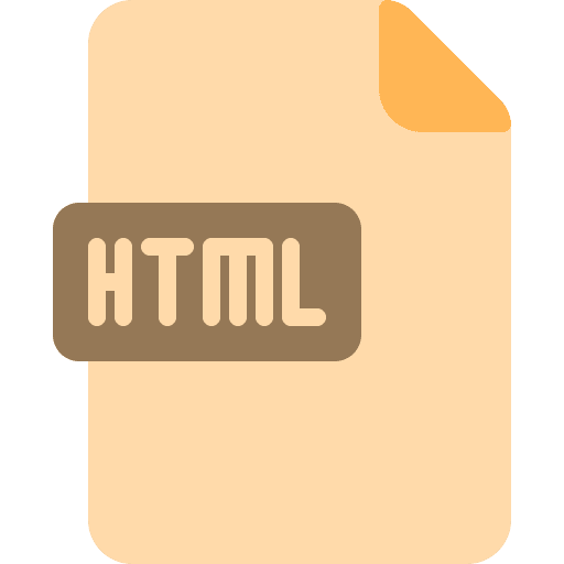 Html file files and folders html html file icon