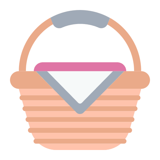 Basket basket garden food icon