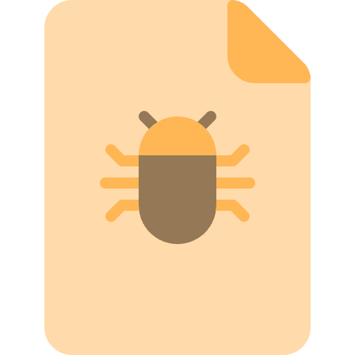 Bug problem bug problem bug file icon