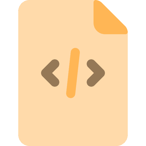 Code web files and folders file icon